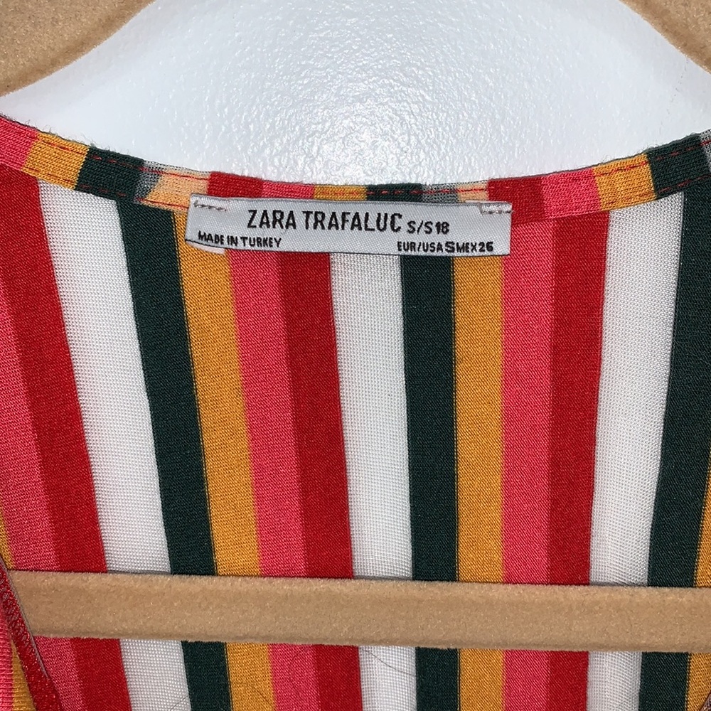 ZARA deep V faux wrap shirt - Picture 2 of 8